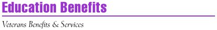Image displaying the words "Education Benefits"
