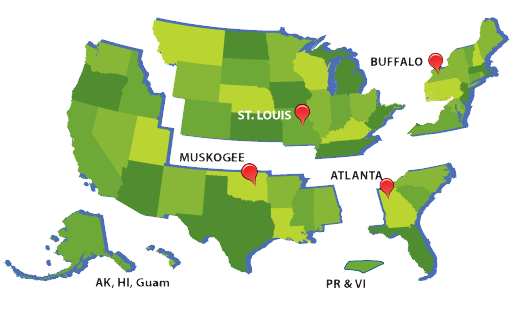 regional offices map
